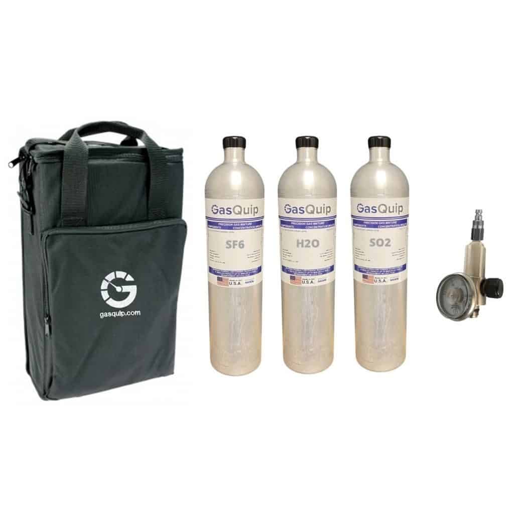 Kit de gas de calibración del analizador SF6