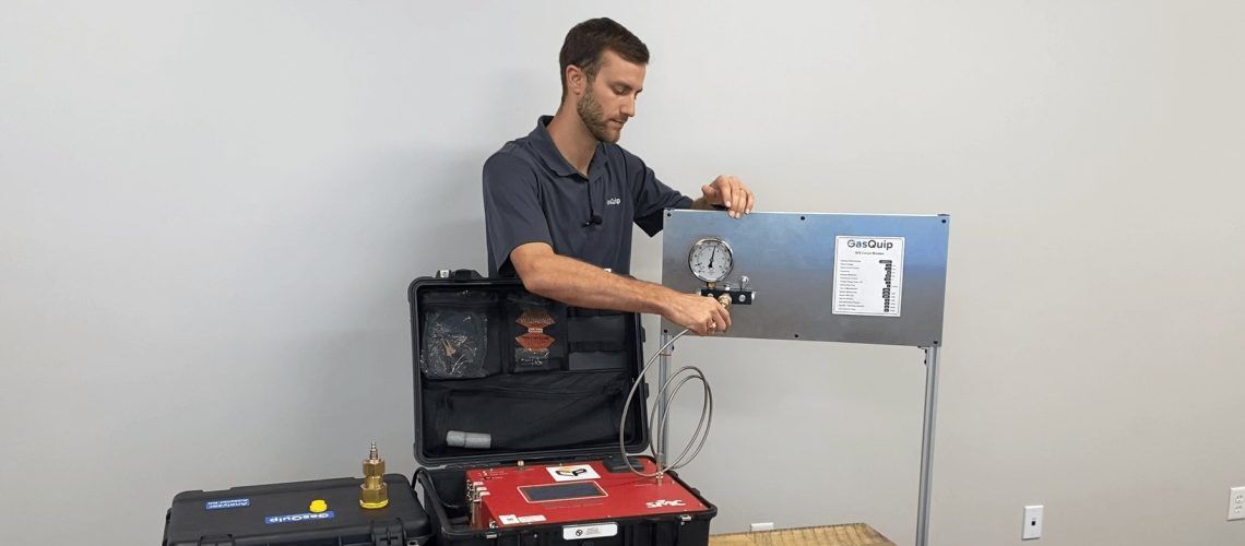 testing gas